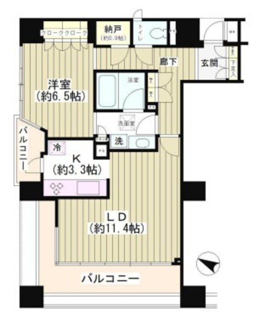 物件○○の間取り図