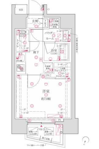 物件○○の間取り図