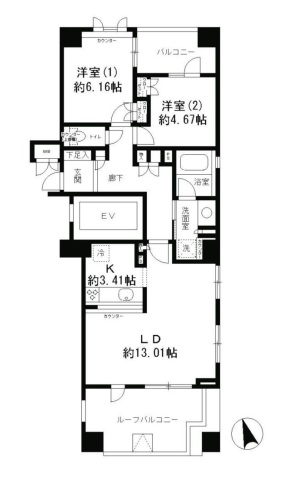 物件○○の間取り図