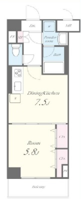 物件○○の間取り図