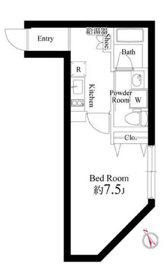 物件○○の間取り図