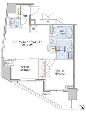 物件○○の間取り図