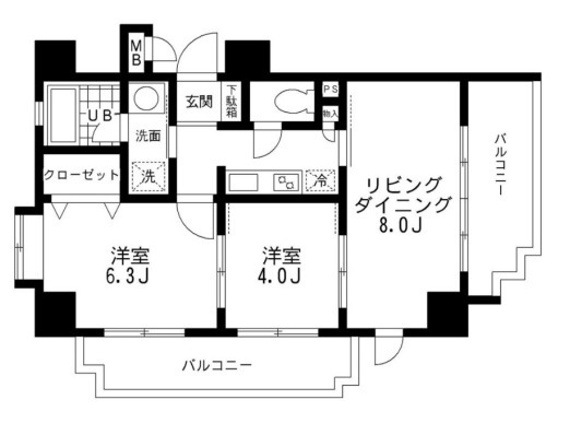 物件○○の間取り図