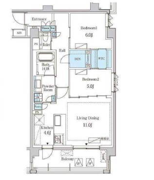 物件○○の間取り図