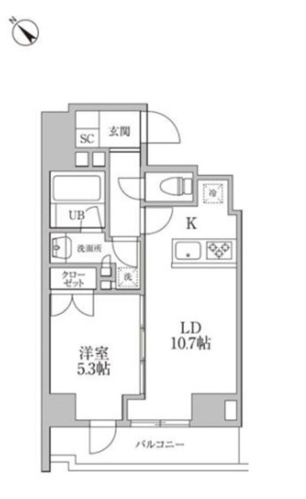 物件○○の間取り図