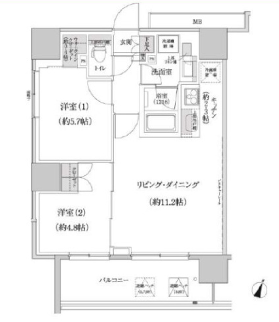 物件○○の間取り図