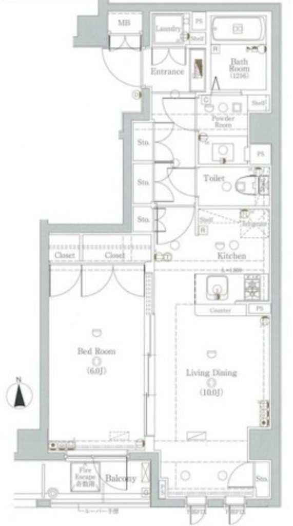 物件○○の間取り図