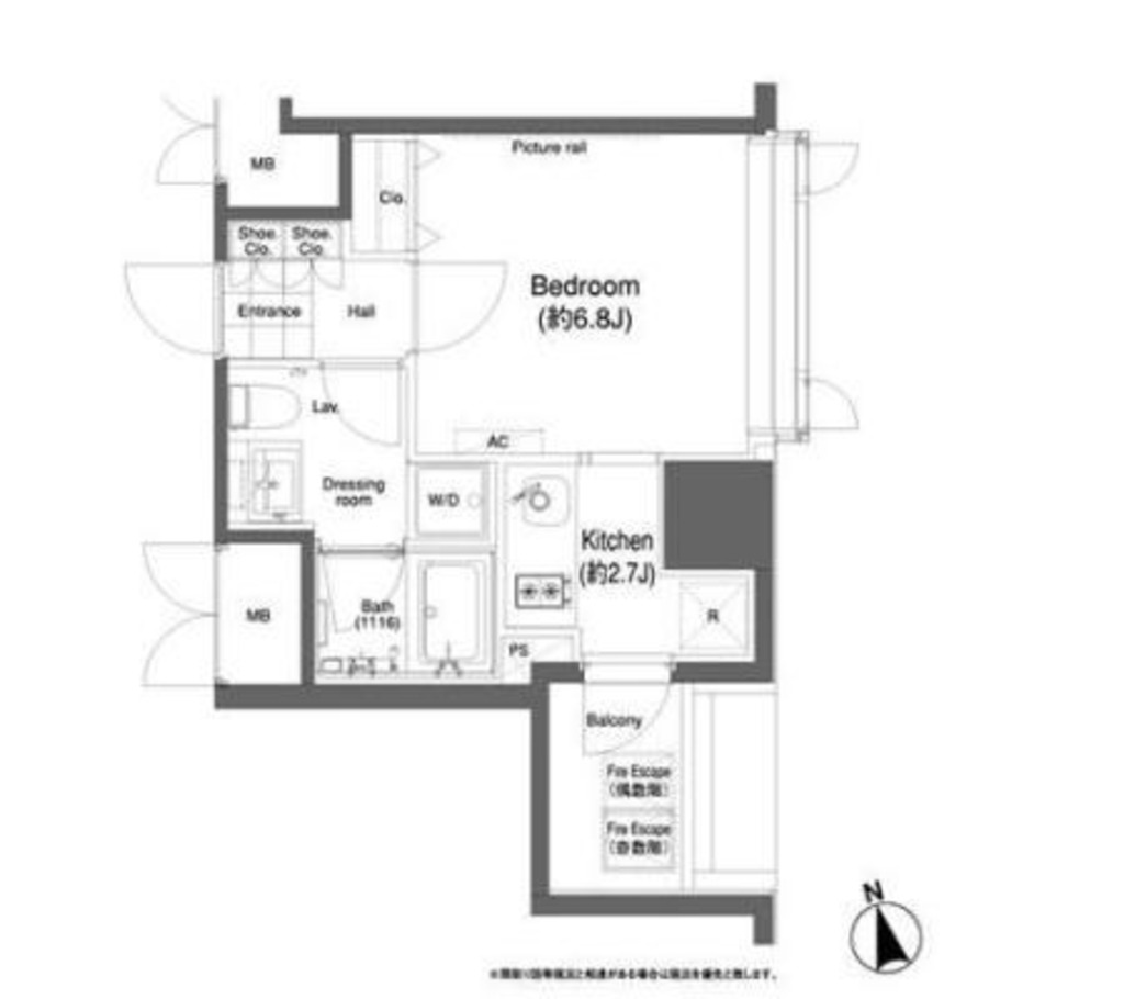 物件○○の間取り図