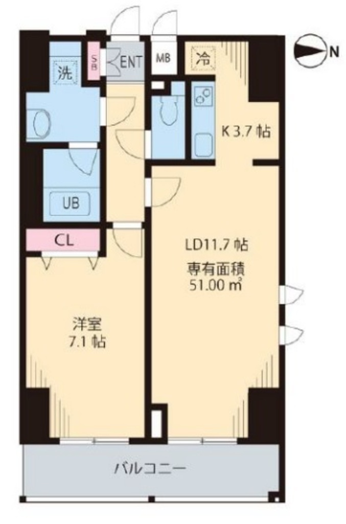 物件○○の間取り図