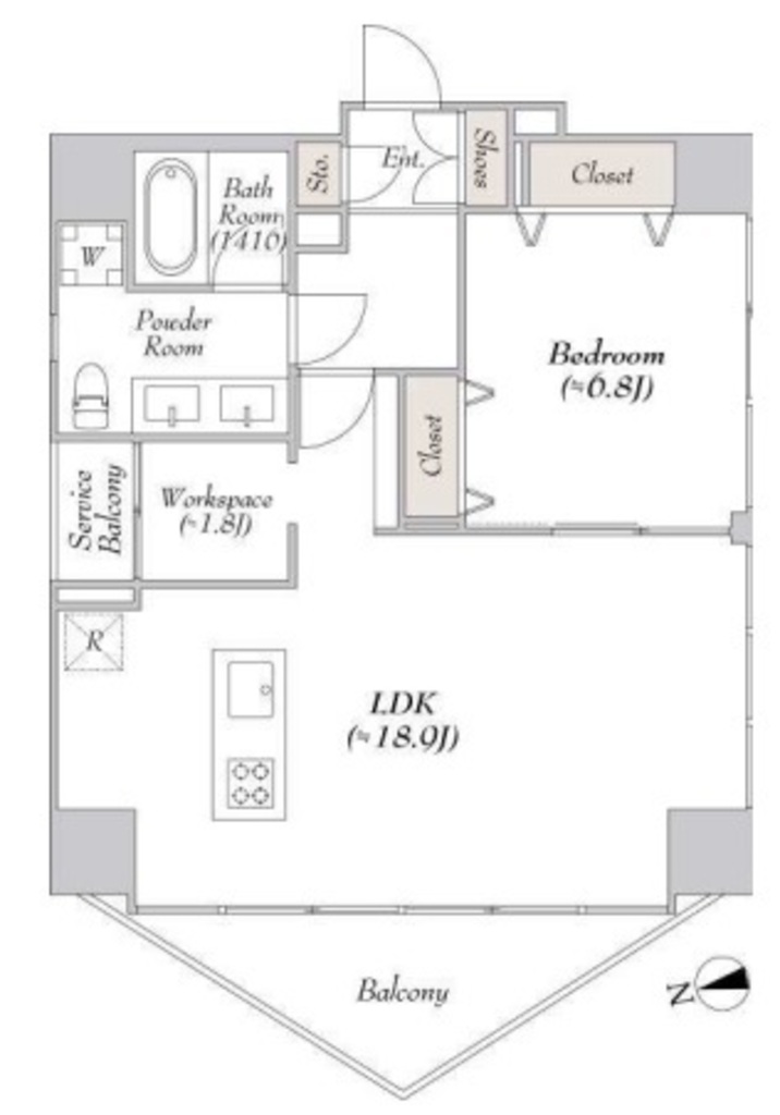 物件○○の間取り図