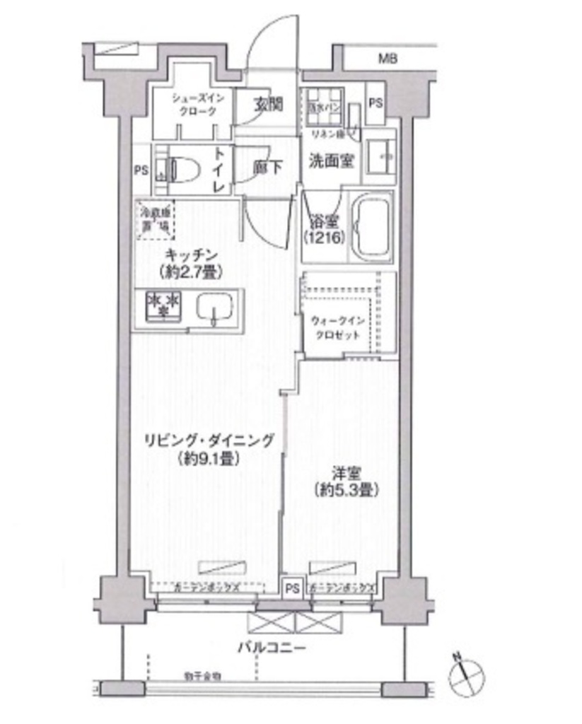 物件○○の間取り図