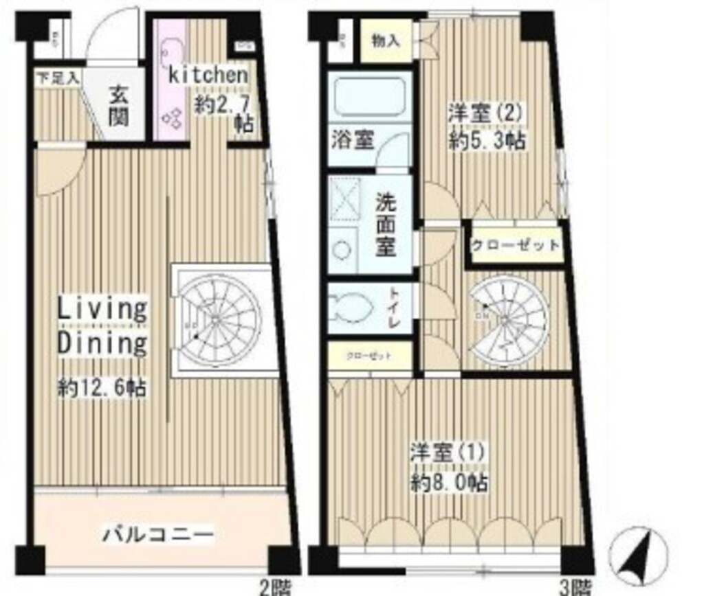 物件○○の間取り図