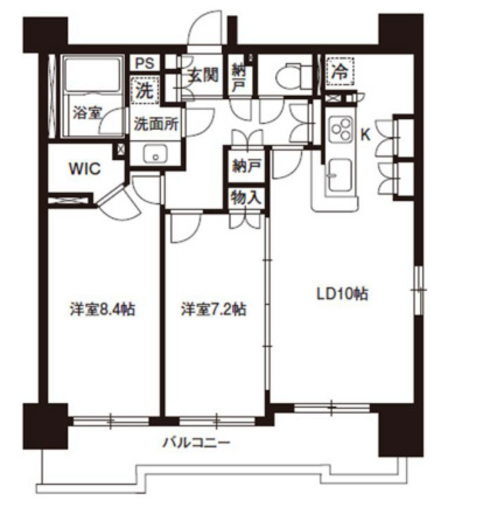 物件○○の間取り図