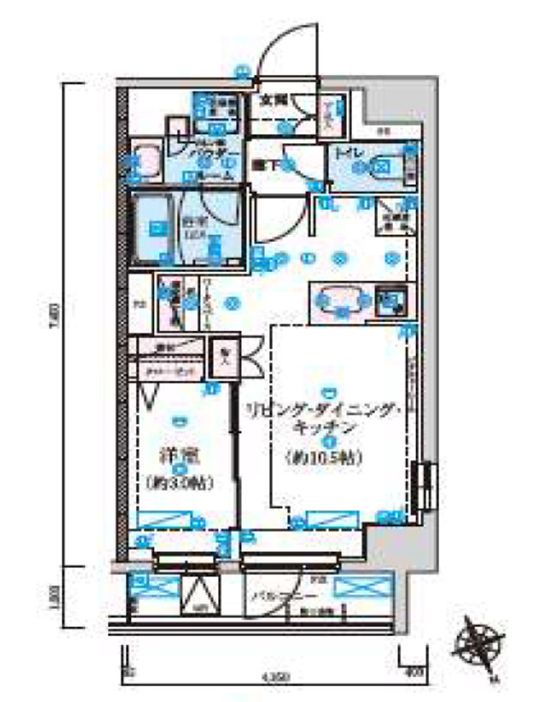 物件○○の間取り図