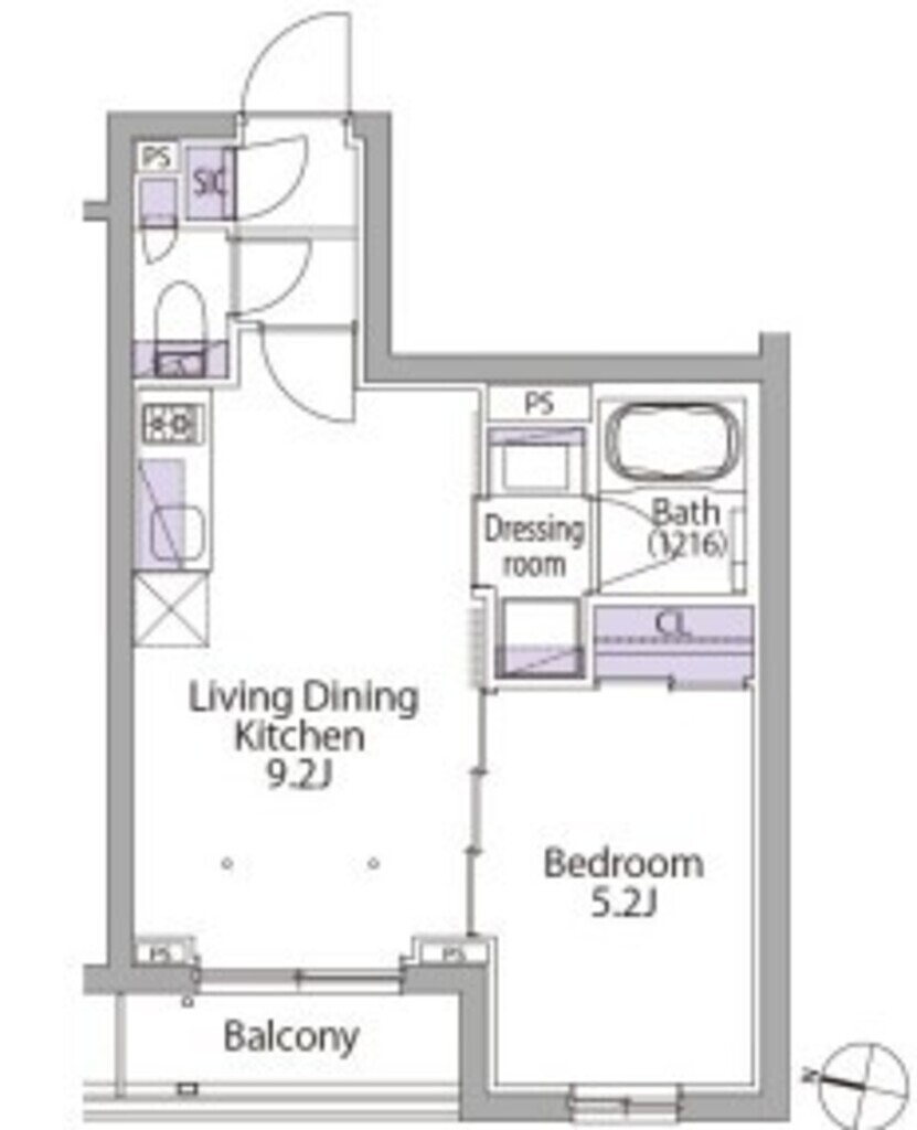 物件○○の間取り図