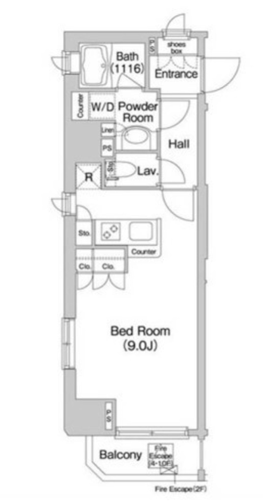 物件○○の間取り図