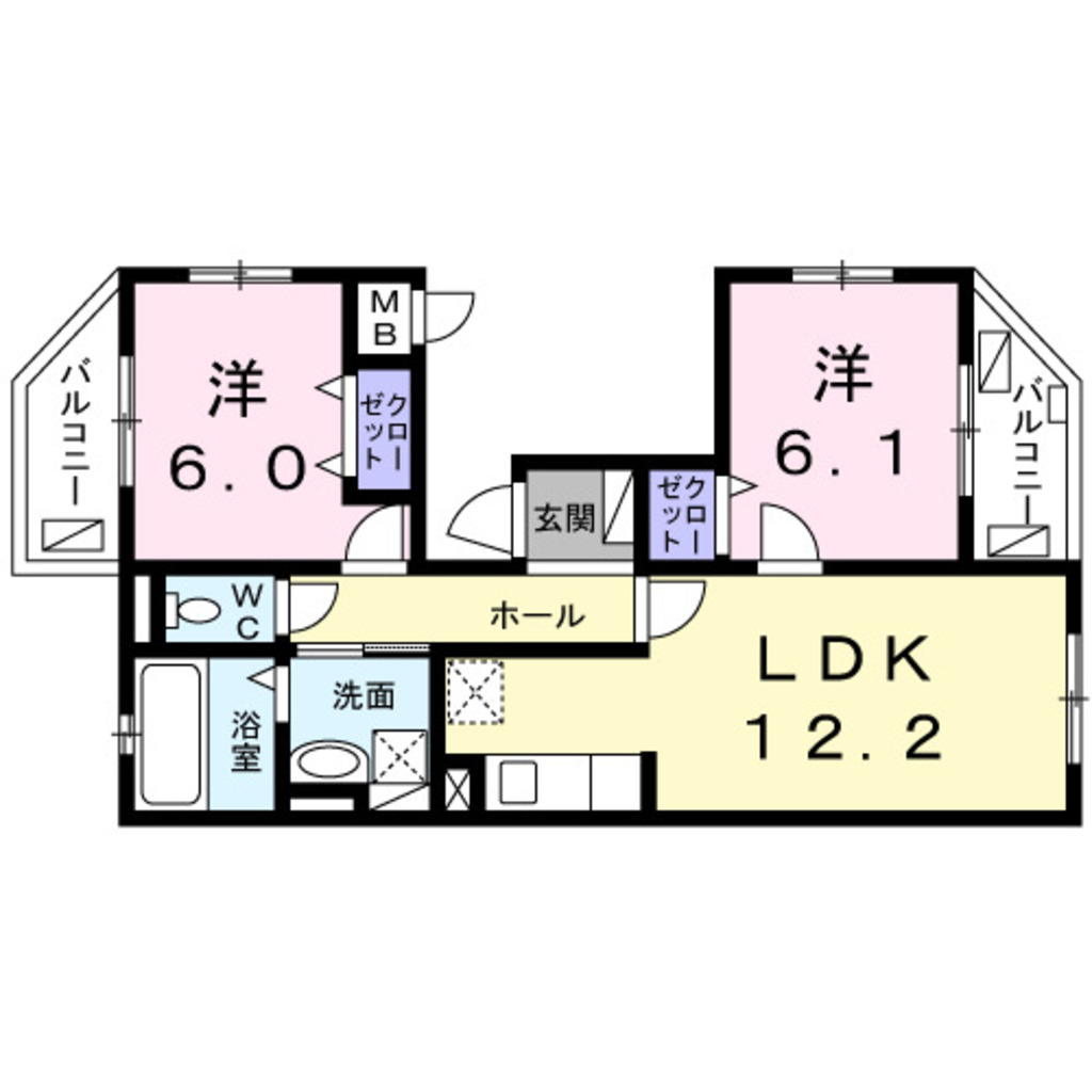 物件○○の間取り図