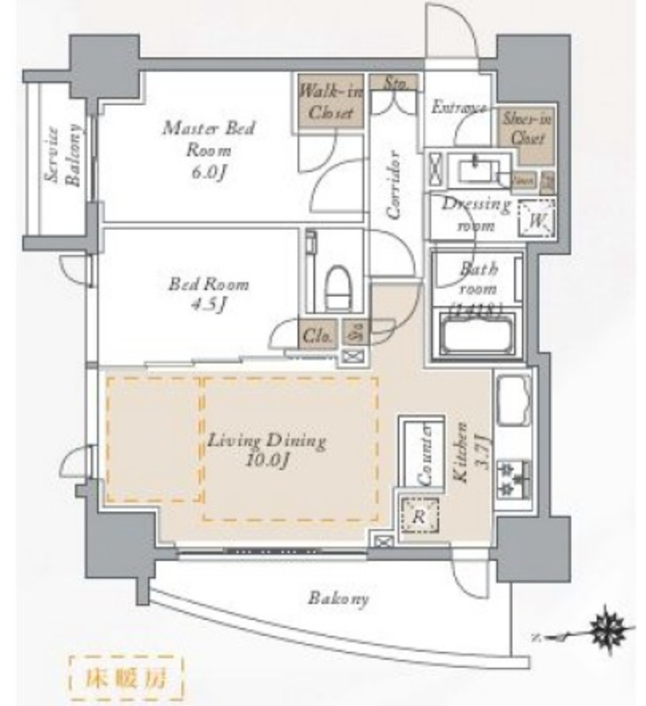 物件○○の間取り図