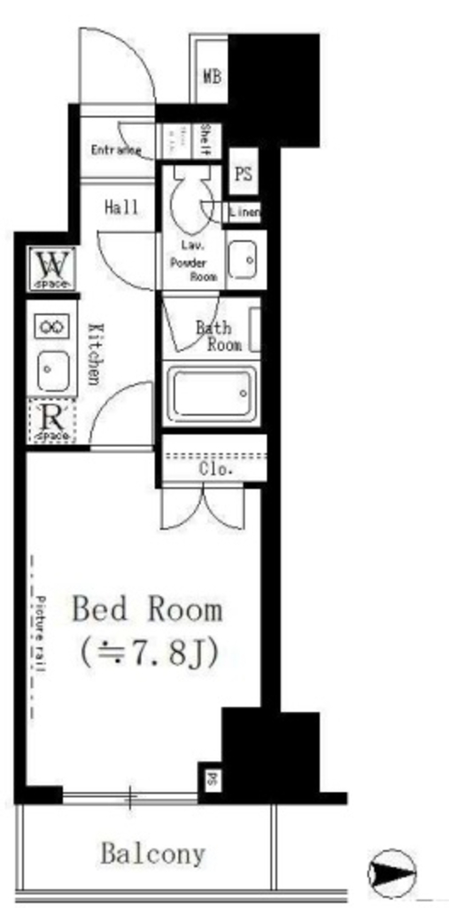 物件○○の間取り図