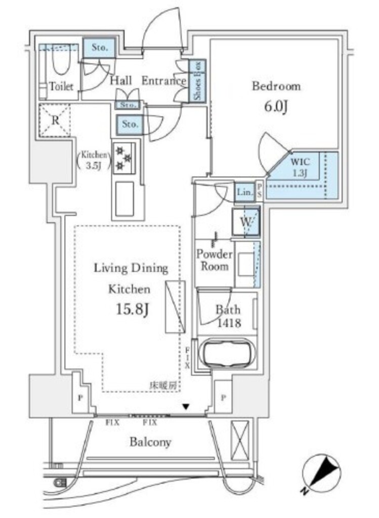 物件○○の間取り図