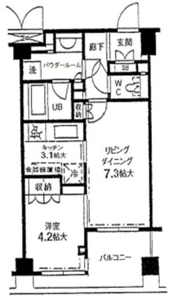 物件○○の間取り図