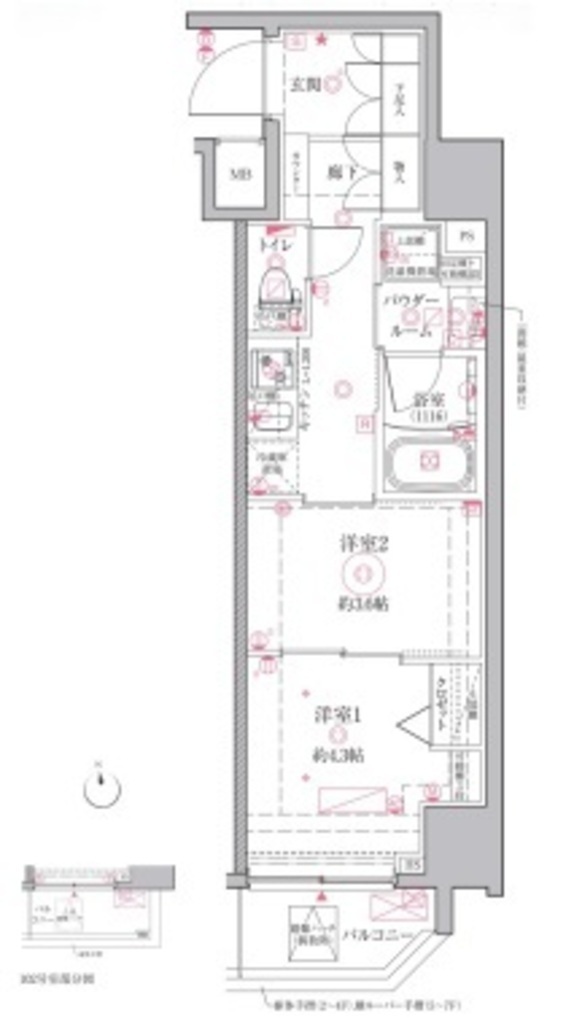 物件○○の間取り図