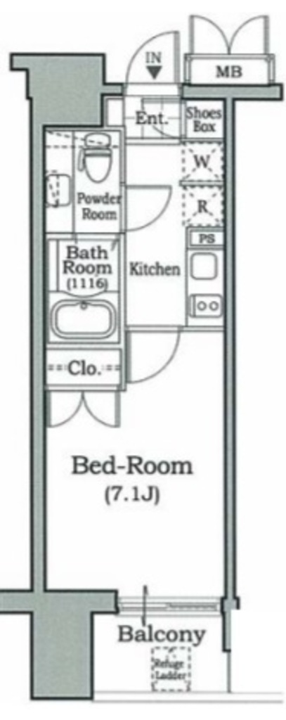 物件○○の間取り図