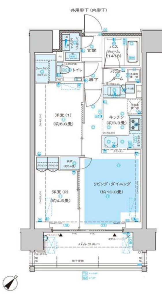 物件○○の間取り図