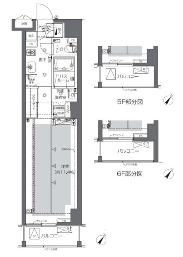 物件○○の間取り図