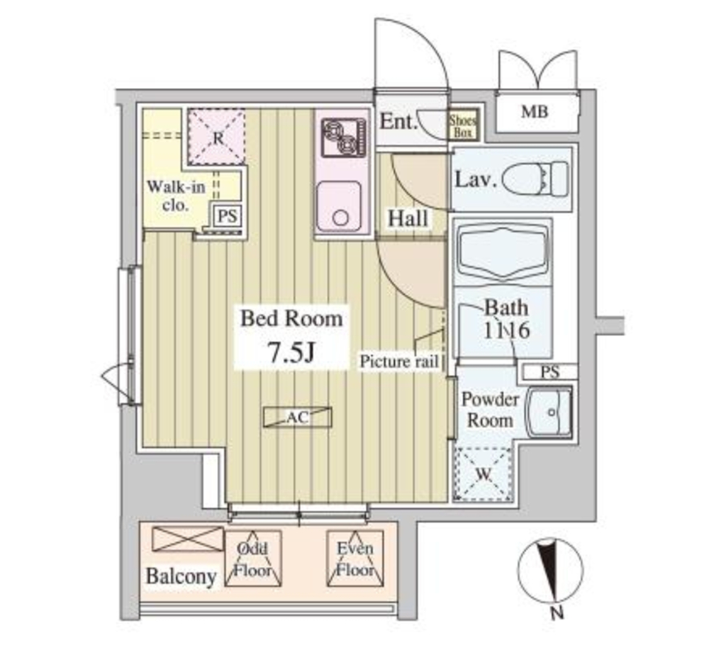 物件○○の間取り図