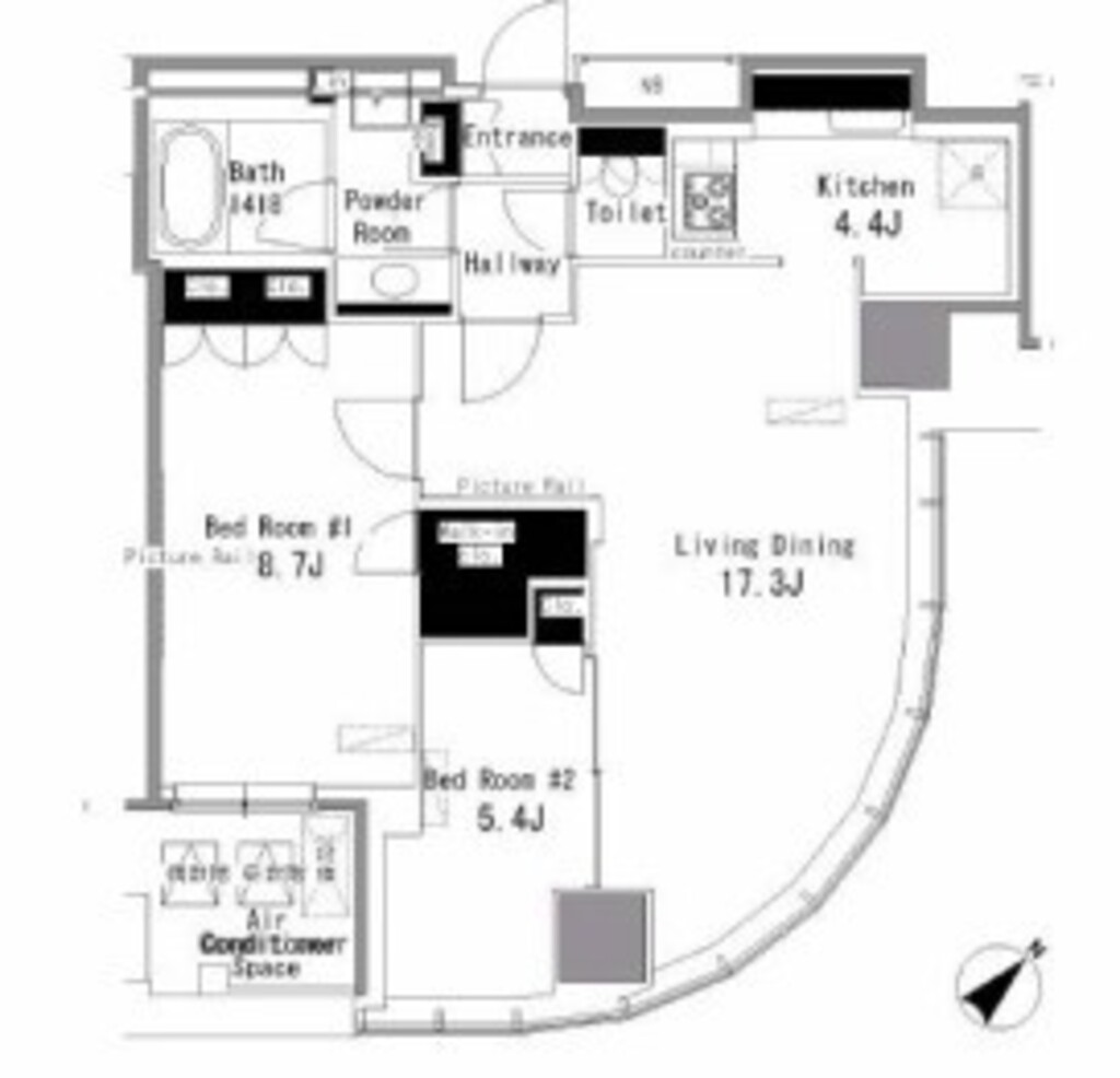 物件○○の間取り図