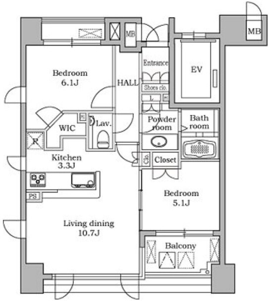 物件○○の間取り図