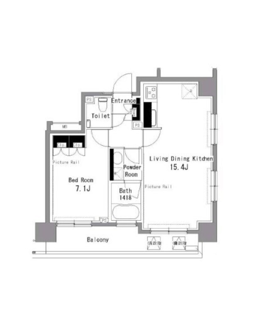 物件○○の間取り図