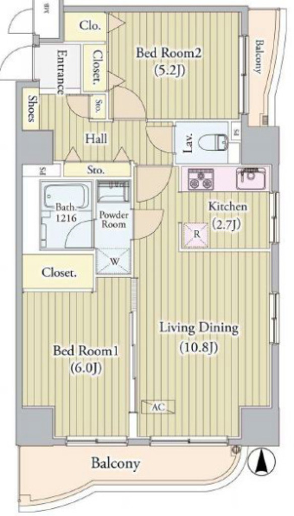 物件○○の間取り図