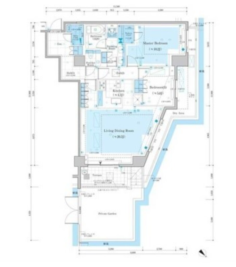 物件○○の間取り図