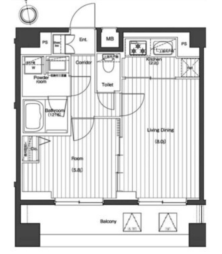 物件○○の間取り図