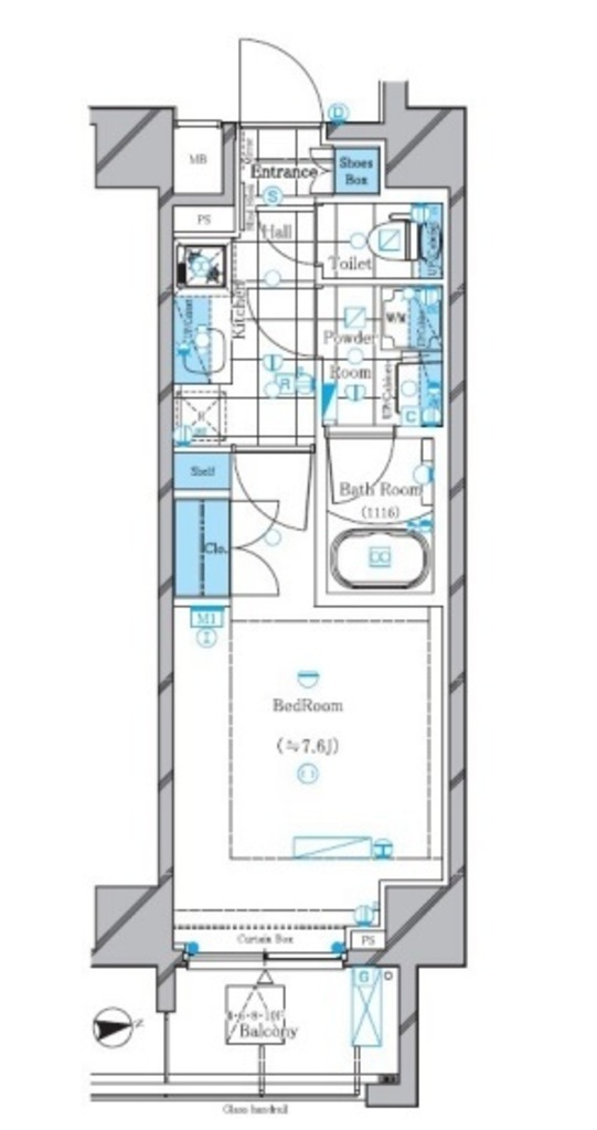 物件○○の間取り図