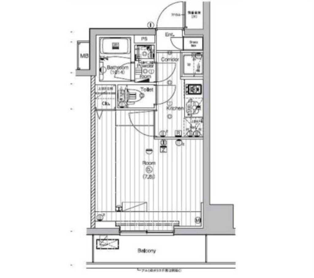 物件○○の間取り図