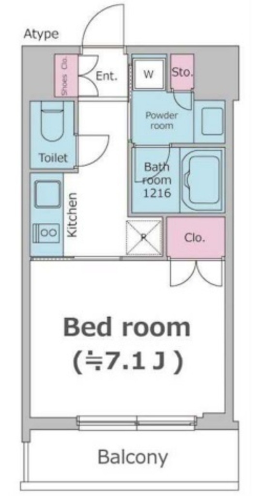 物件○○の間取り図