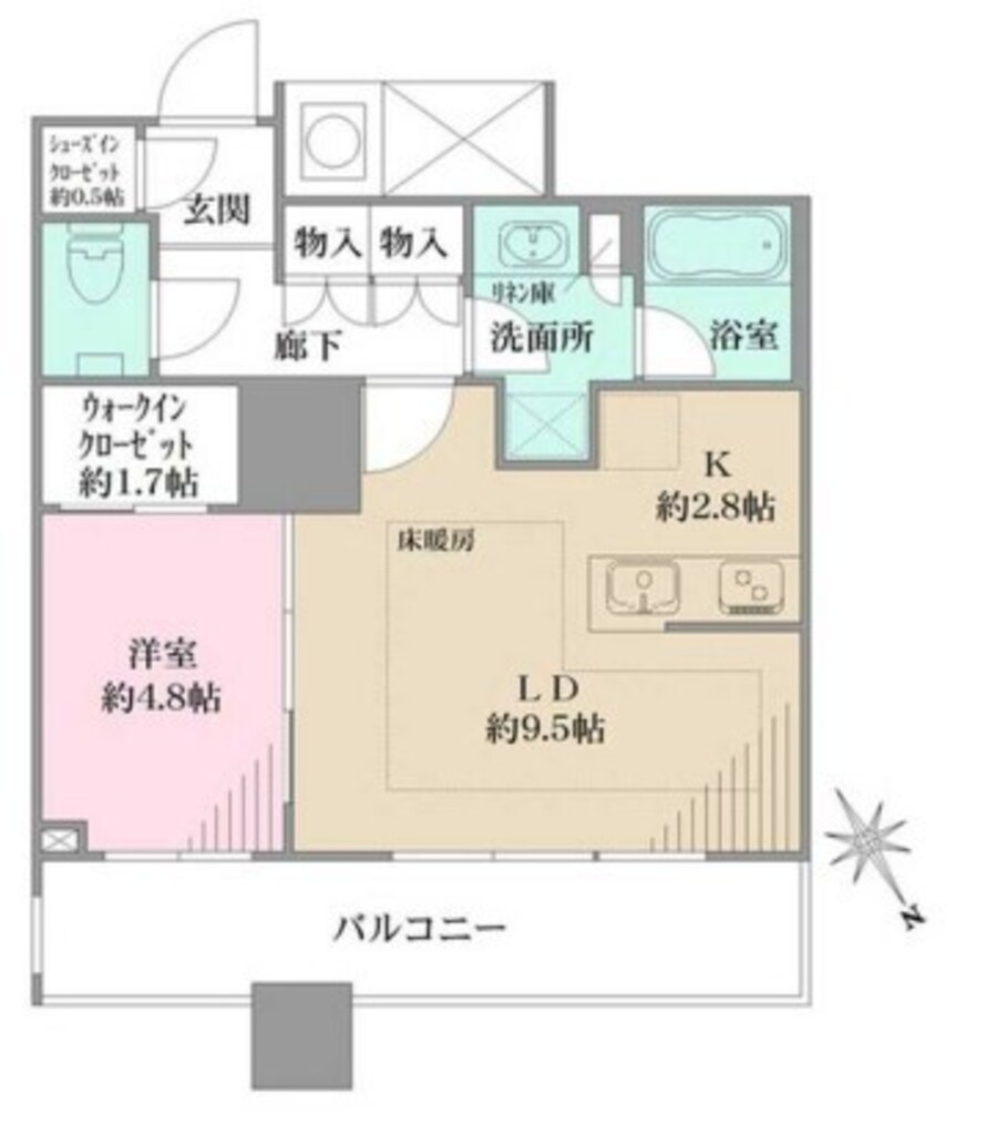 物件○○の間取り図