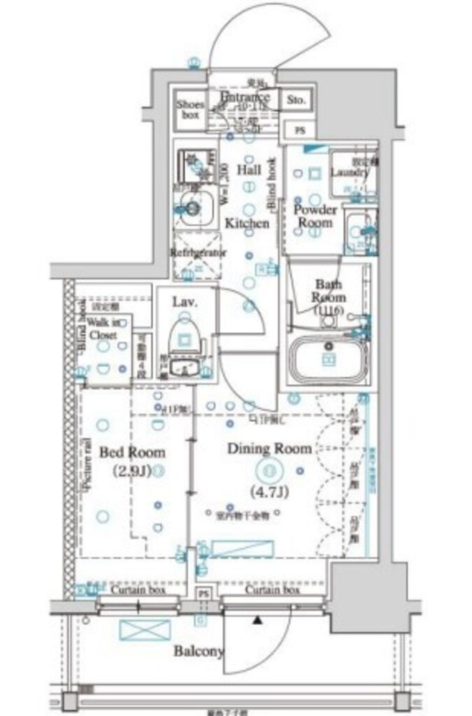 物件○○の間取り図