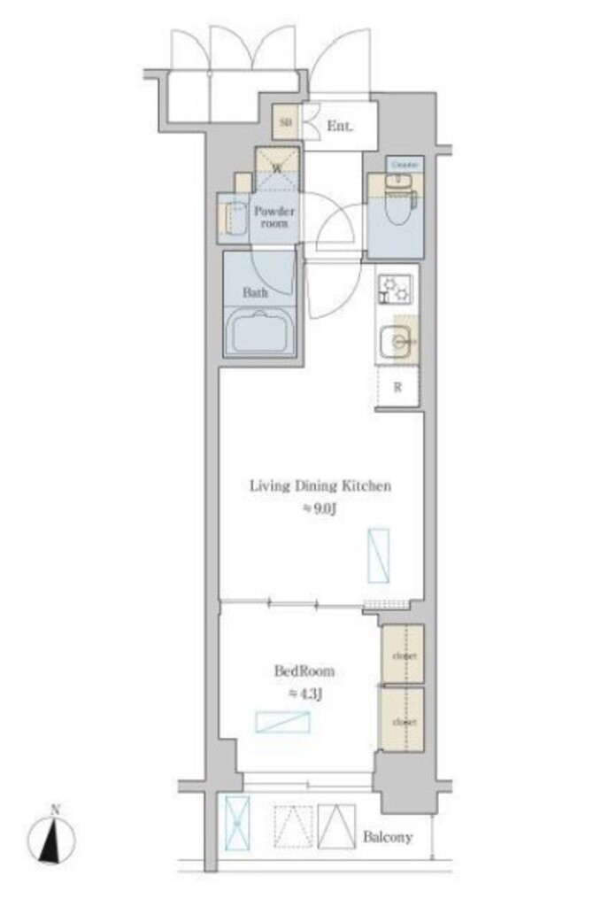 物件○○の間取り図