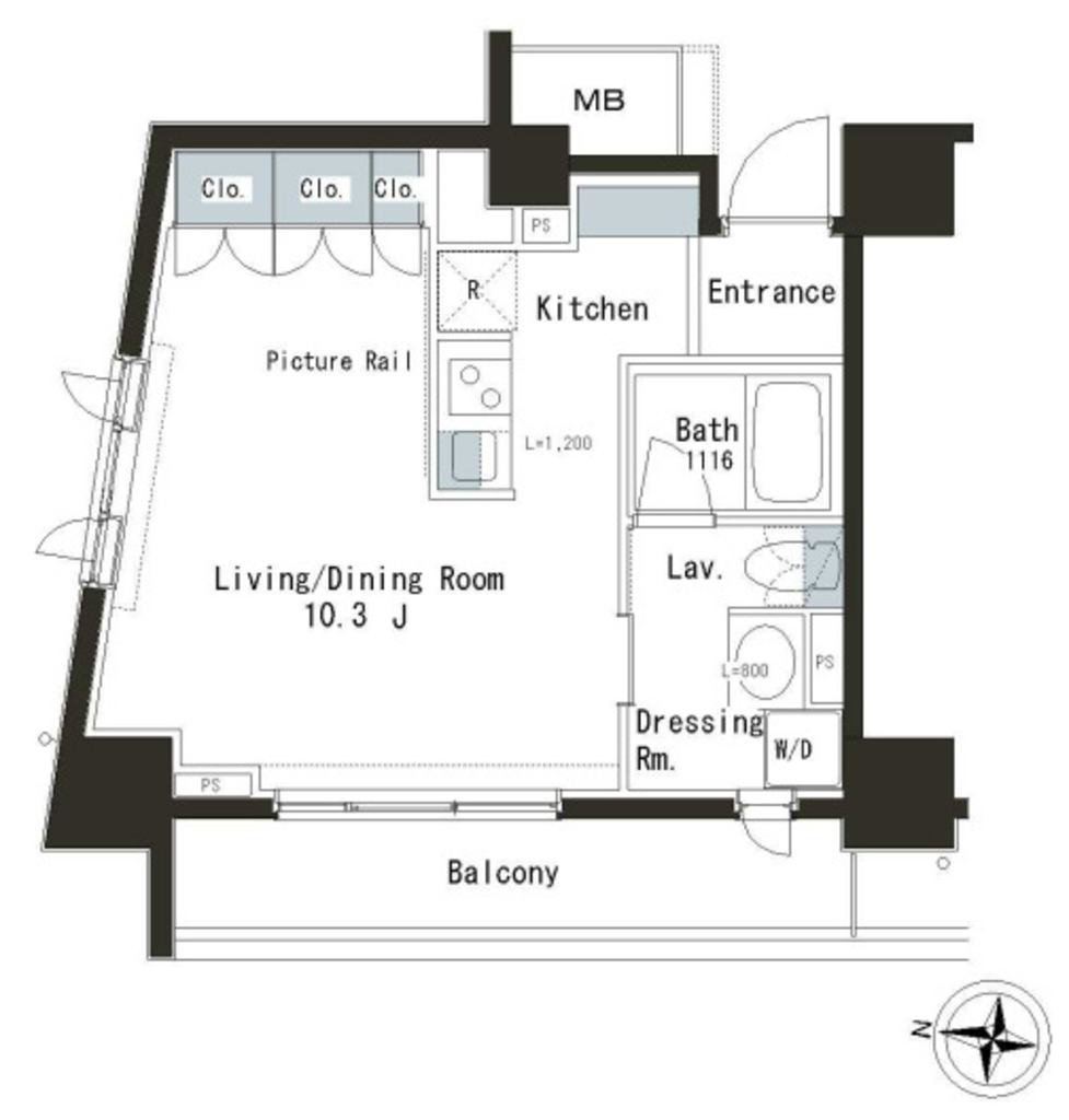 物件○○の間取り図