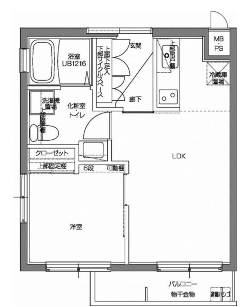 物件○○の間取り図