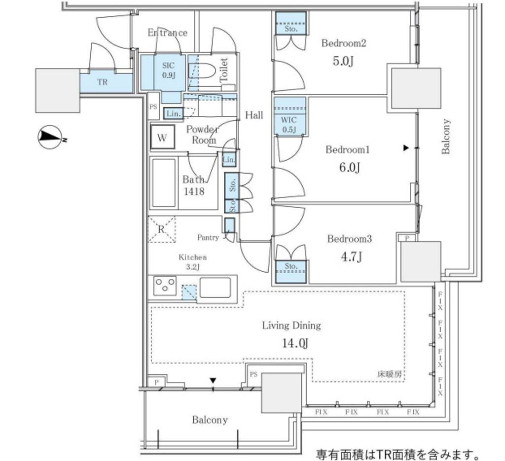 物件○○の間取り図