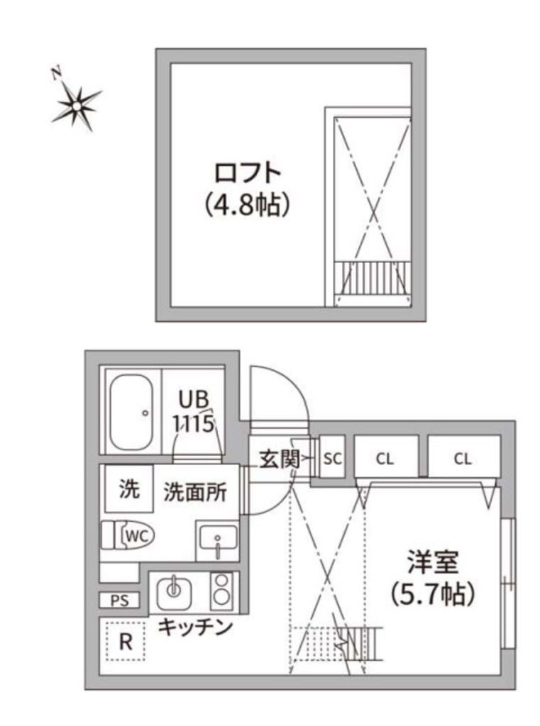 物件○○の間取り図