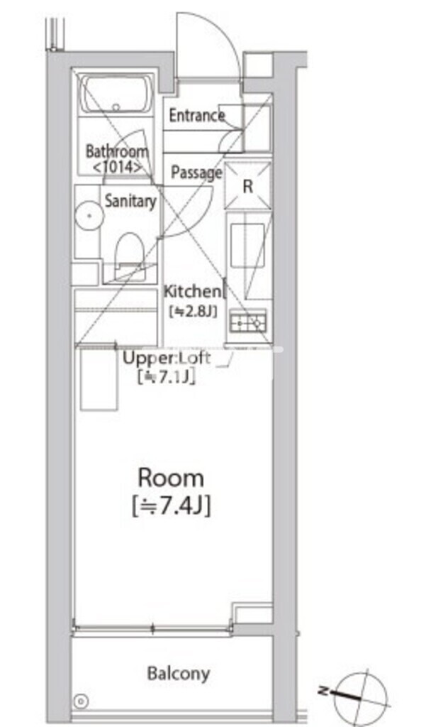 物件○○の間取り図