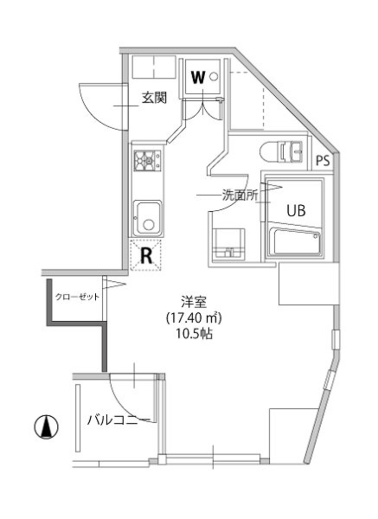 物件○○の間取り図