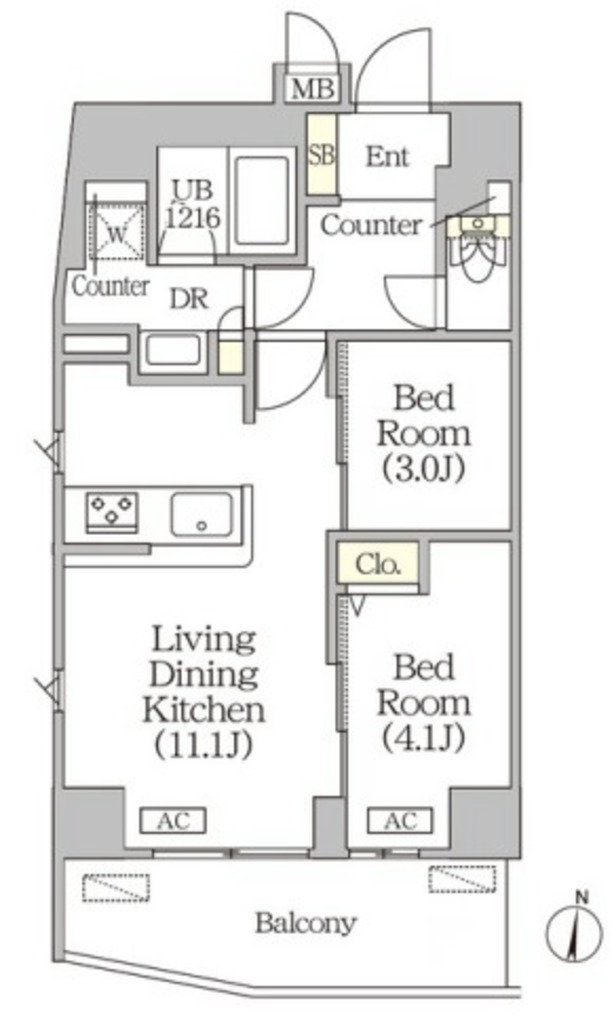 物件○○の間取り図