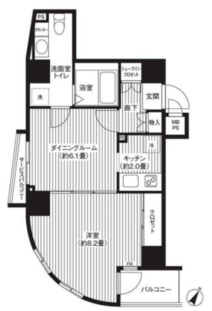 物件○○の間取り図